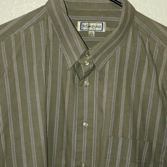 Yves Saint Laurent Men’s Button Down Shirt - Picture 2 of 6